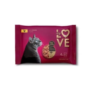 MYLOVE Wet Cat Adult Chicken 4x85g